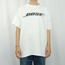 画像2: 2000's BOSE 音響機器メーカー ロゴプリントTシャツ XL (2)