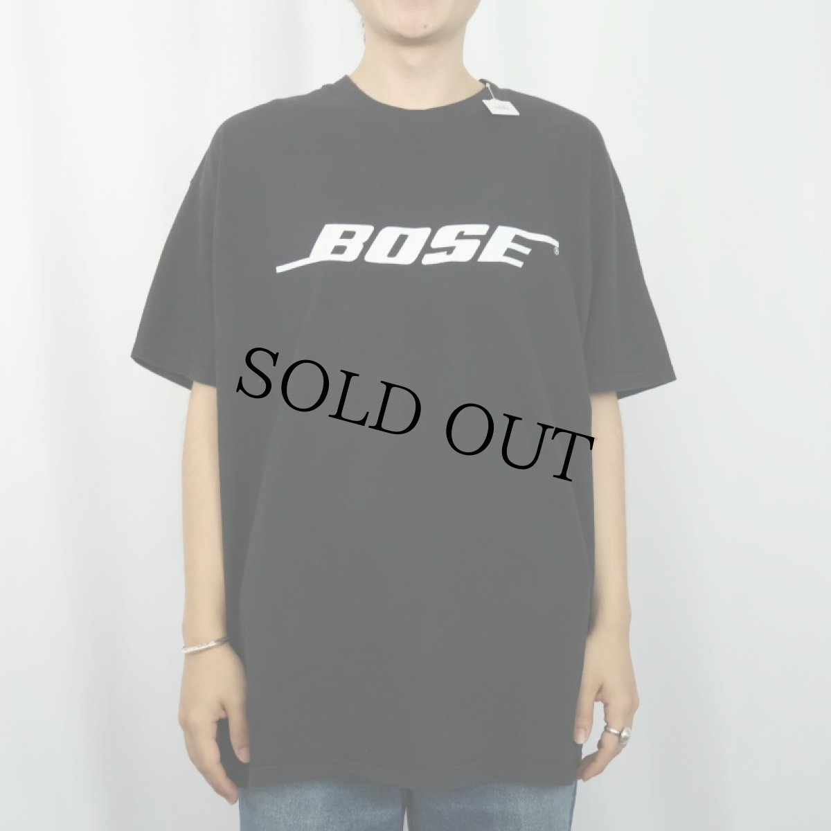 画像2: BOSE 音響機器メーカー ロゴプリントTシャツ BLACK (2)