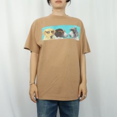 画像2: 90's Will Bullas "the nerd dogs..." アートプリントTシャツ XL (2)