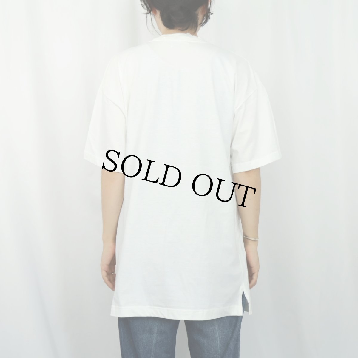 画像3: 2000's Will Bullas "Christmas morning" アートプリントTシャツ タグ付き未使用 L (3)