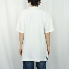 画像3: 2000's Will Bullas "Christmas morning" アートプリントTシャツ タグ付き未使用 L (3)