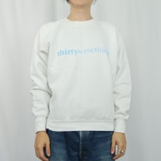 画像2: 80's thirtysomething テレビドラマ ロゴプリント ラグランスウェット (2)