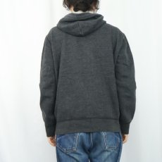 画像3: POLO Ralph Lauren REVERSE WEAVE TYPE ロゴ刺繍 スウェットジップパーカー L (3)