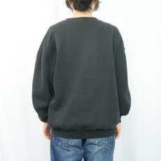 画像3: 90's〜 RUSSELL ATHLETIC USA製 前V プリントスウェット BLACK XXL (3)