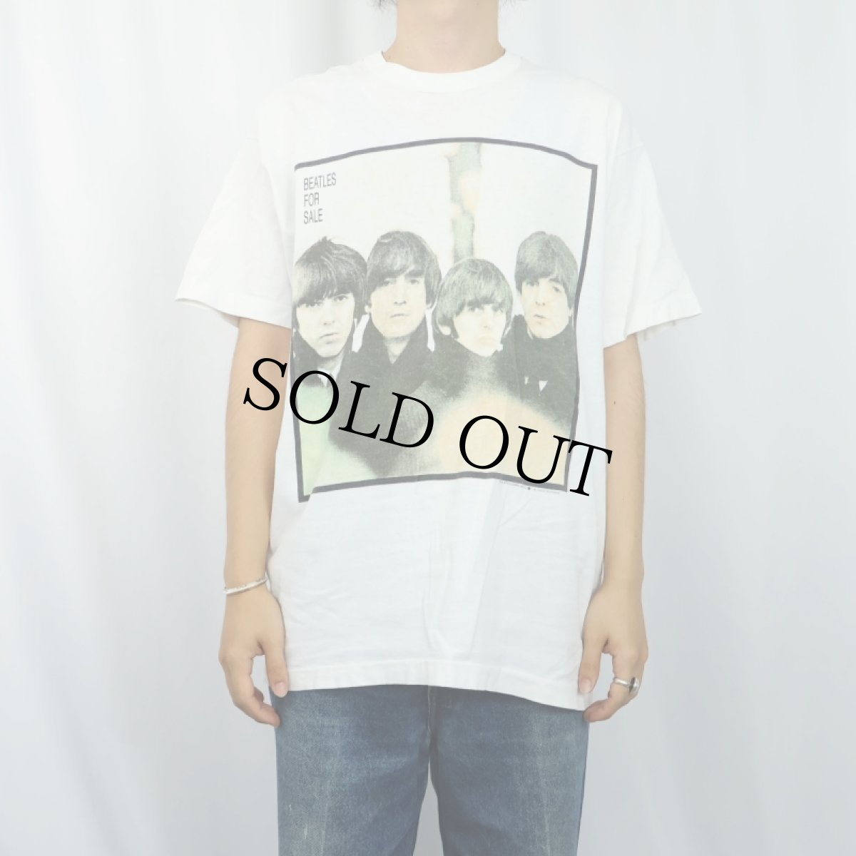 画像3: 90's THE BEATLES USA製 "BEATLES FOR SALE" ロックバンド アルバムTシャツ L (3)
