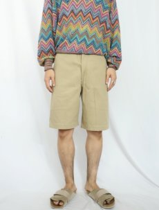 画像3: 70〜80's UNIVERSAL OVERALL USA製 コットンワークショーツ DEADSTOCK W32 (3)