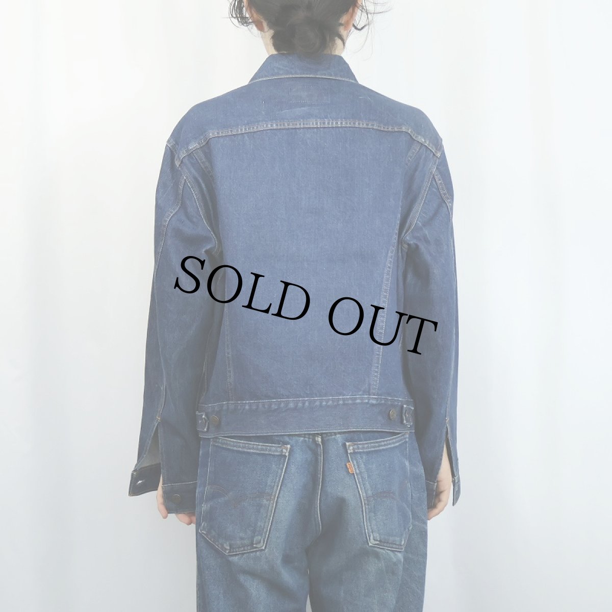 画像3: 60〜70's LEVI'S 70505 BIGE デニムジャケット (3)
