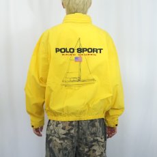 画像4: 90's POLO SPORT Ralph Lauren コットンセーリングジャケット L (4)