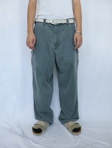 画像3: 90's〜 STUSSY USA製 コットンワークカーゴパンツ W39 (3)