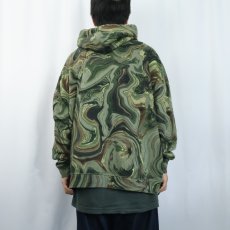 画像3: NO BOUNDARIES マーブルスウェットフーディー XL (3)