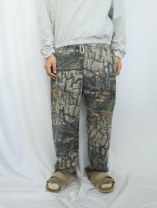 画像2: 90's〜 JERZEES リアルツリーカモ柄 スウェットパンツ XL (2)