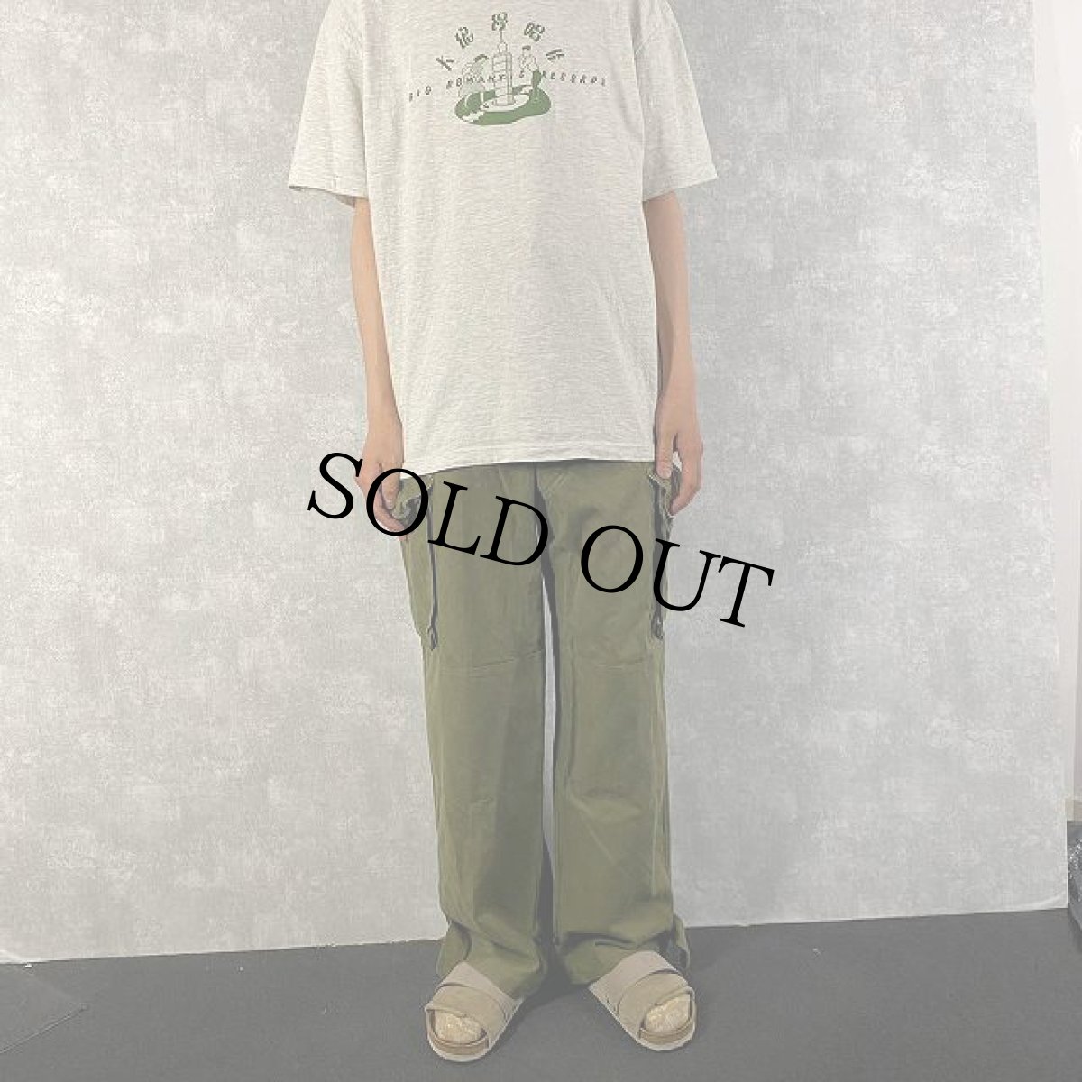 画像2: 50's French Army M-47カーゴパンツ 前期 W32 (2)