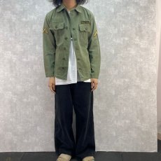 画像2: 40〜50's U.S.ARMY M-43 HBT Jacket (2)