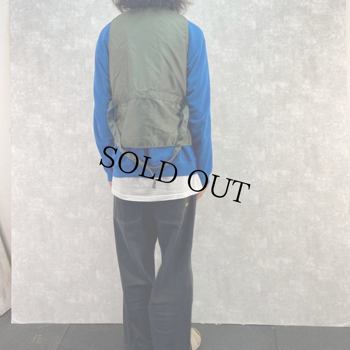 画像4: 50〜60's USAF TYPE E-1 ラジオベスト sagegreen L (4)