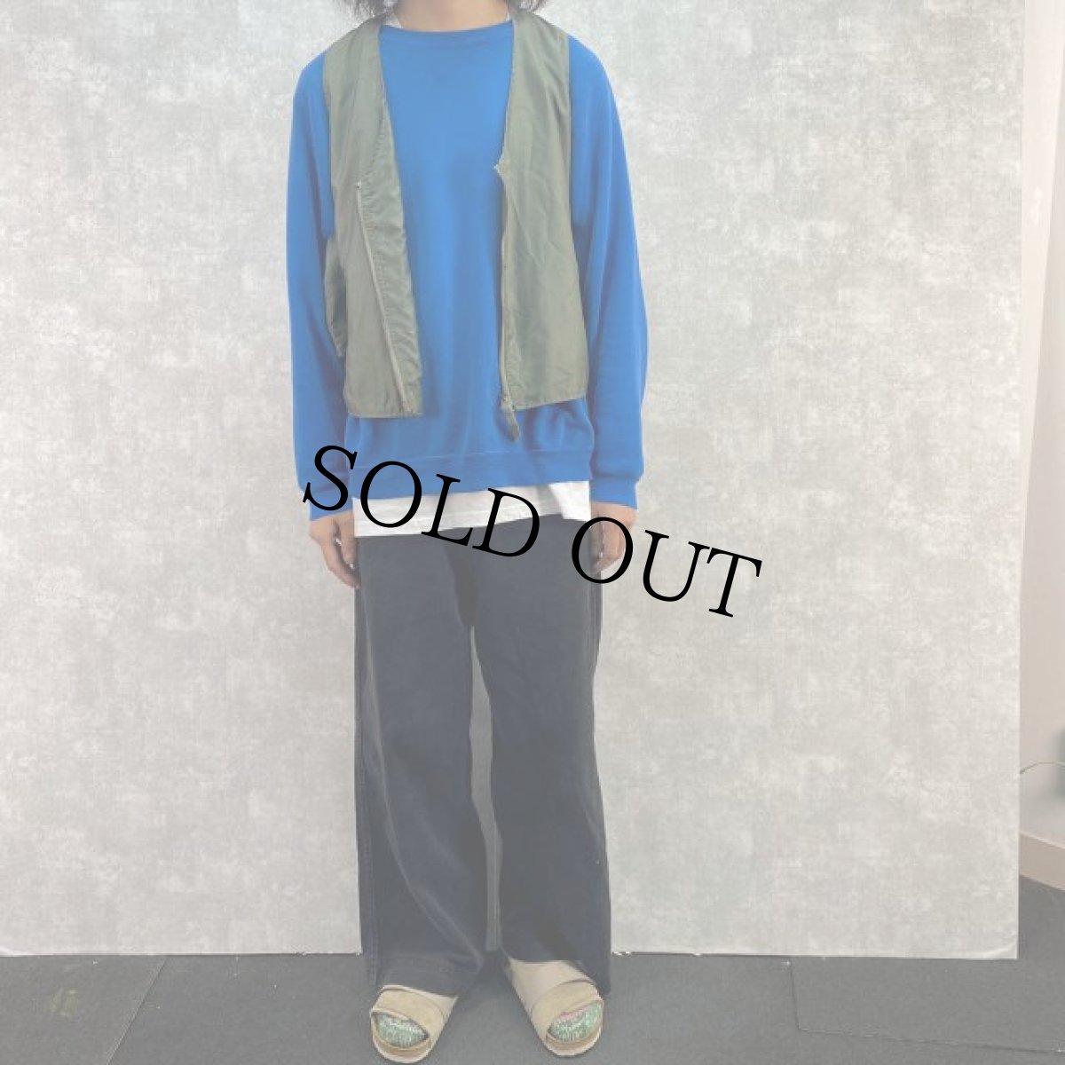 画像2: 50〜60's USAF TYPE E-1 ラジオベスト sagegreen L (2)