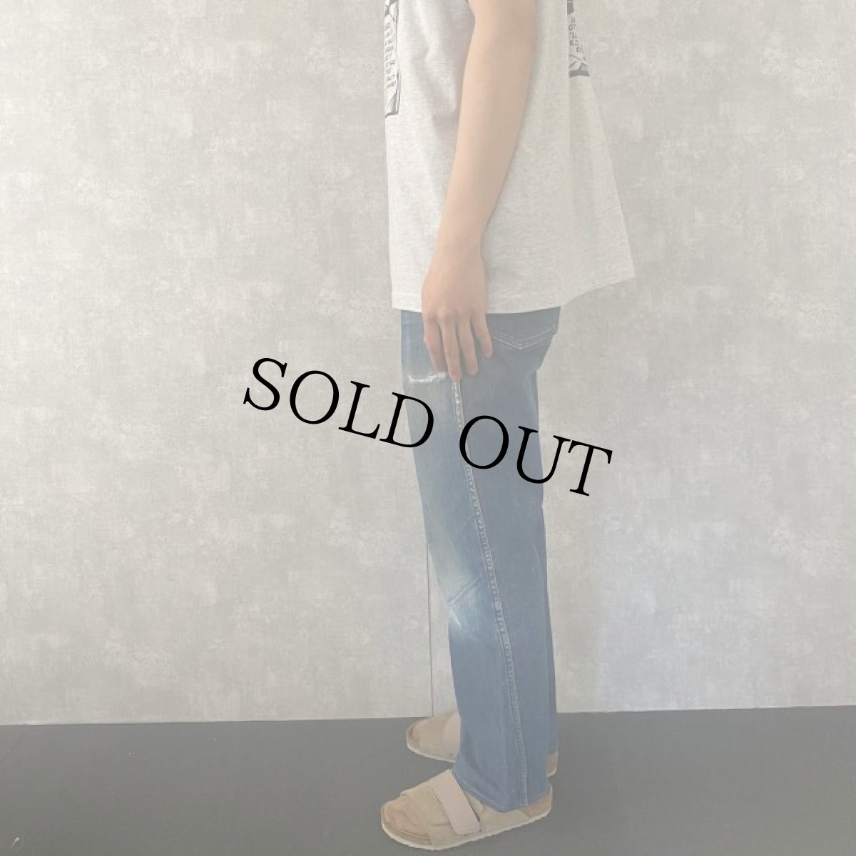 画像3: 50〜60's Wrangler 11MWZ 斜めベル デニムパンツ W31 (3)