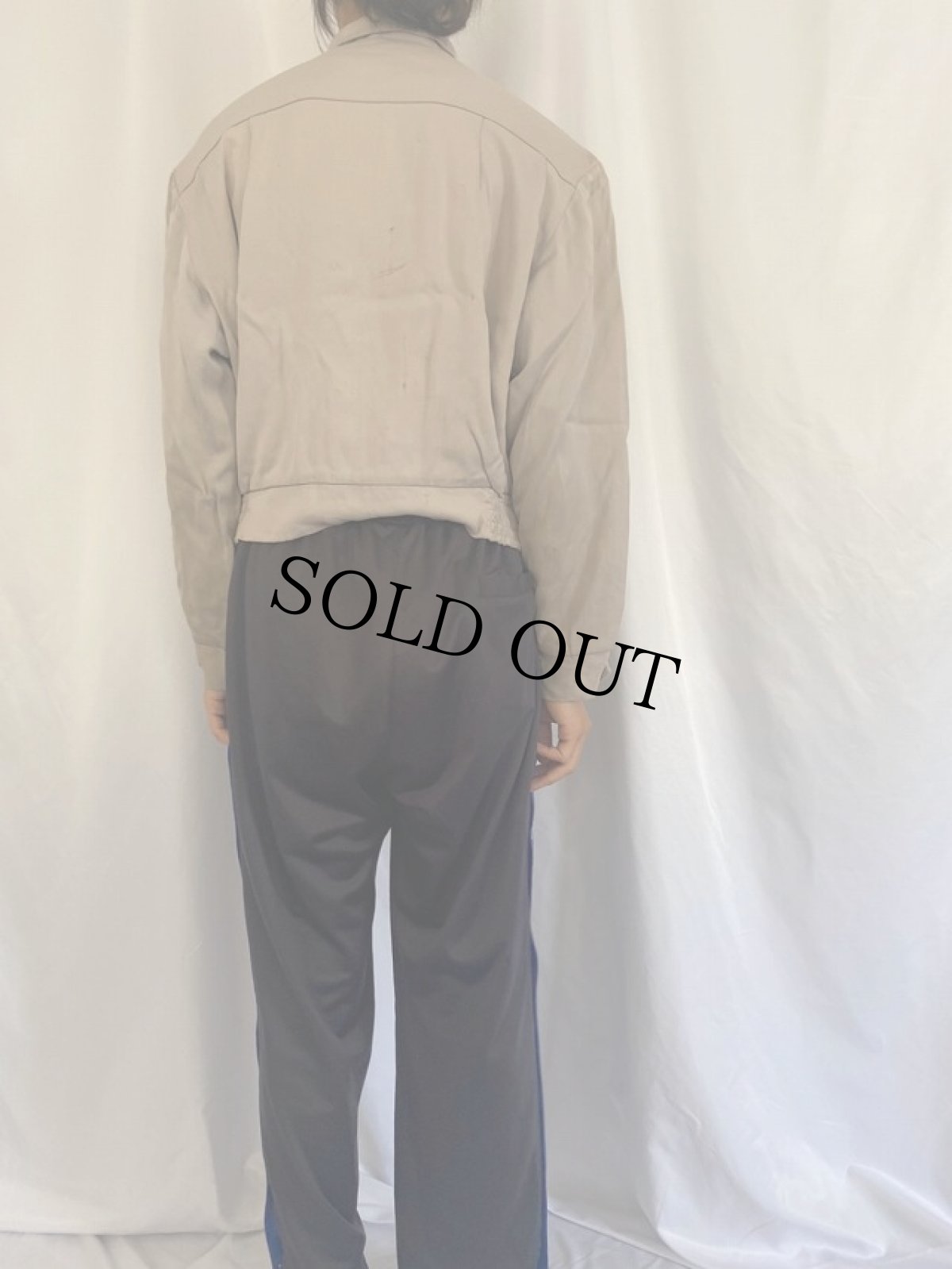 画像4: 50's HERCULES レーヨンギャバジンジャケット (4)