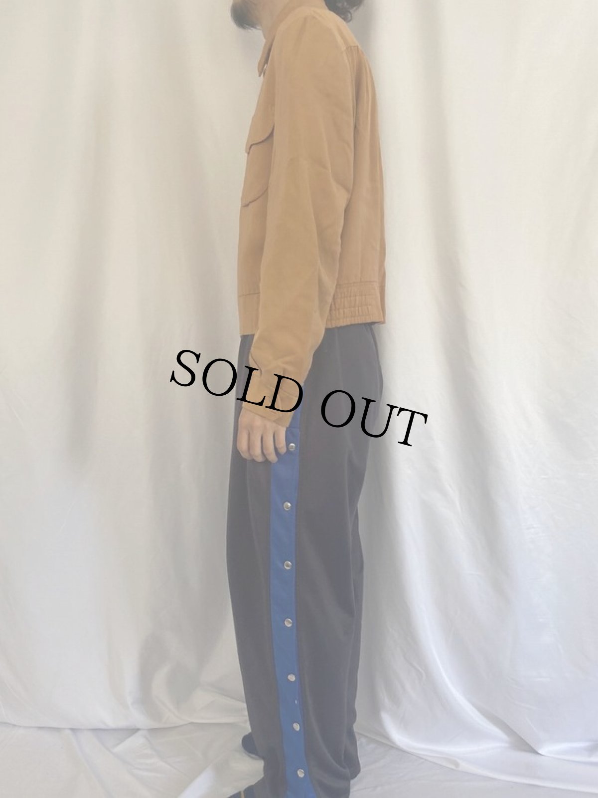 画像3: 50's Palomino Sportswear フラップポケット レーヨンギャバジンジャケット (3)