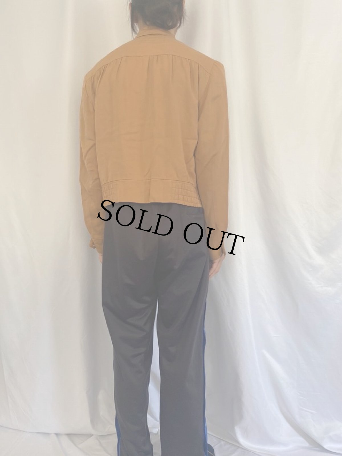 画像4: 50's Palomino Sportswear フラップポケット レーヨンギャバジンジャケット (4)