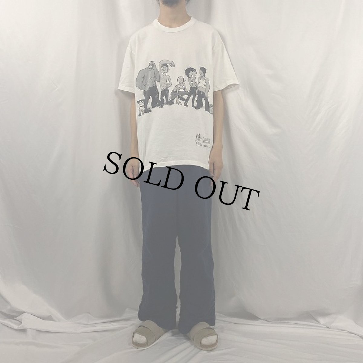 画像2: 90's Betty Boop＆POPEYE USA製 "Calvin Klein"パロディTシャツ XL (2)