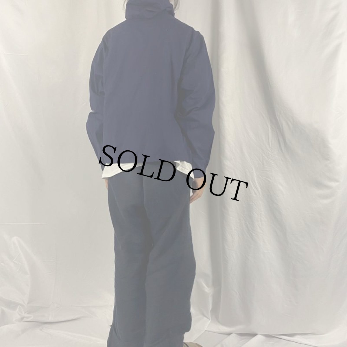 画像4: 60's Champion C中三角タグ "Yankton" フロッキープリント コットンフードジャケット L (4)