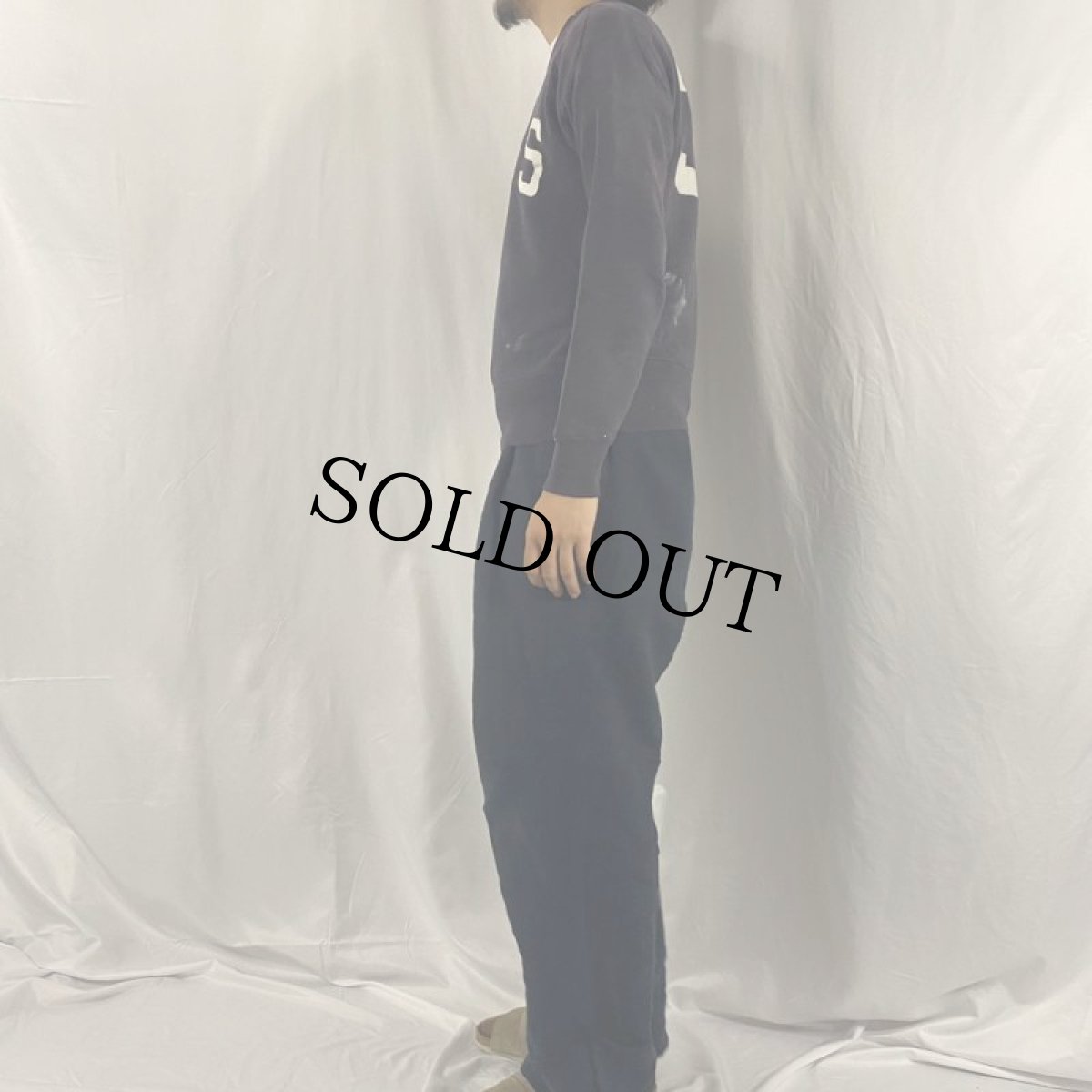 画像3: 50's BRENT "FNAS" 前V フリーダムスリーブスウェット M (3)