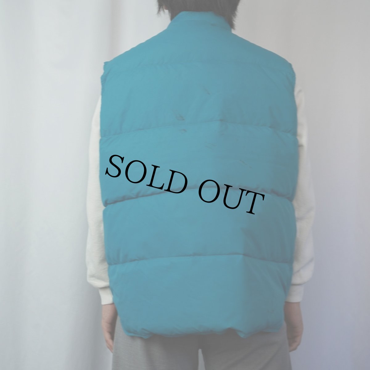 画像3: 80's L.L.Bean USA製 ナイロンダウンベスト L (3)