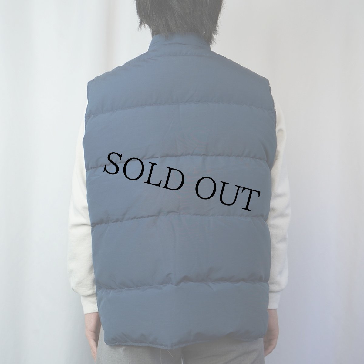 画像3: 80's Woolrich USA製 ナイロンダウンベスト NAVY L (3)