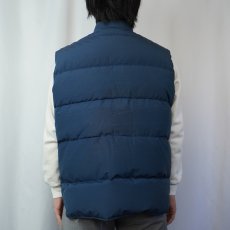 画像3: 80's Woolrich USA製 ナイロンダウンベスト NAVY L (3)