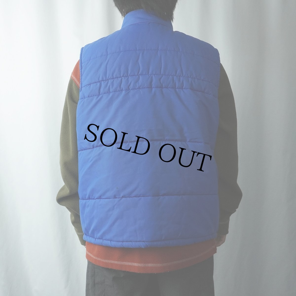 画像3: 70's Swingster USA製 "MICHELIN" ワッペン付き 中綿ナイロンベスト XL (3)