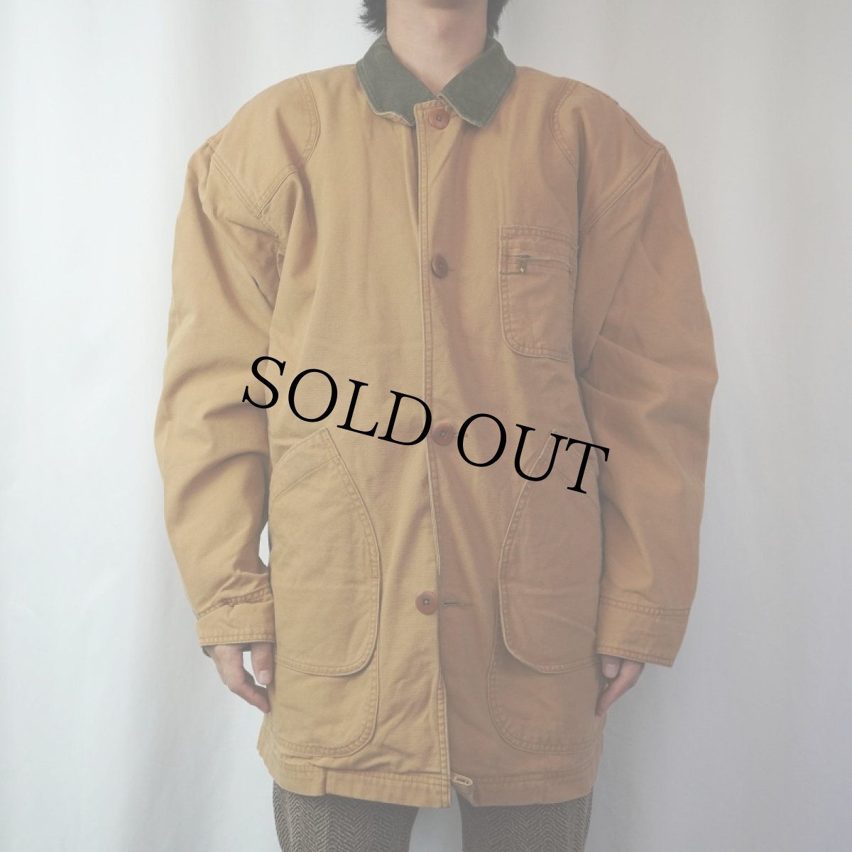 画像2: L.L.Bean ブランケットライナー付き ダックハンティングジャケット L (2)