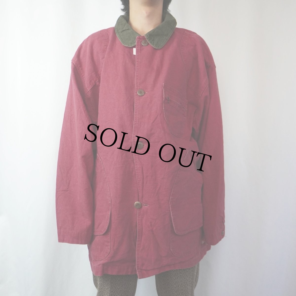 画像2: 80〜90's L.L.Bean USA製 ダックハンティングジャケット XXL (2)