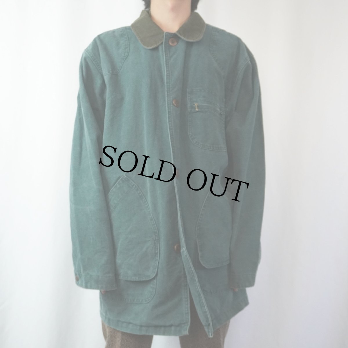 画像2: 80〜90's L.L.Bean USA製 ダックハンティングジャケット L (2)