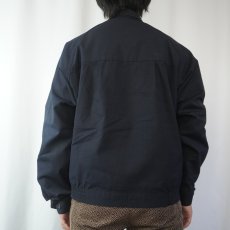 画像3: 60〜70's English Squire ボアライナー付き ポリエステル×コットン スイングトップ NAVY SIZE42 (3)