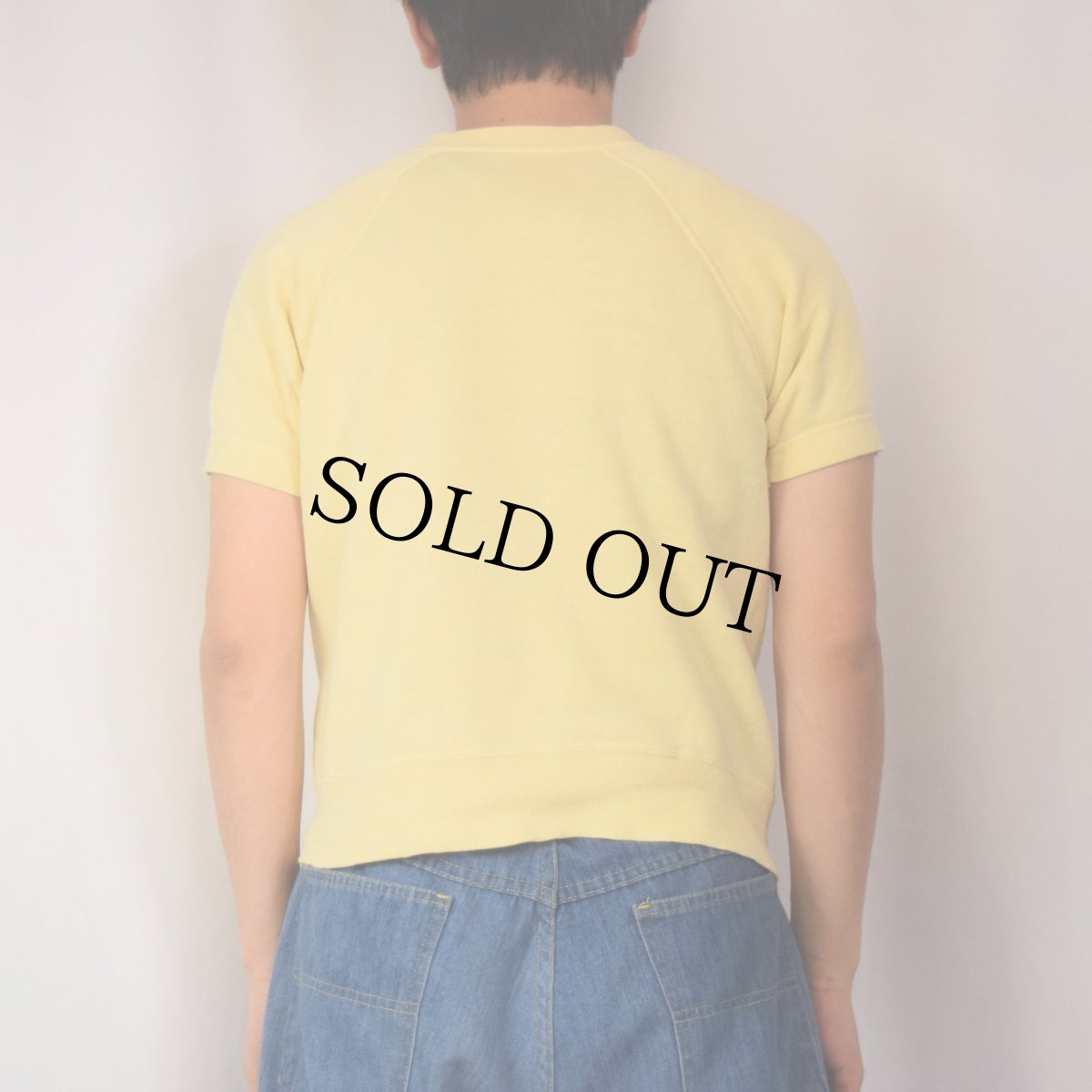 画像3: 〜60's "YOU'RE DIFFERENT" プリントラグラン半袖スウェット (3)