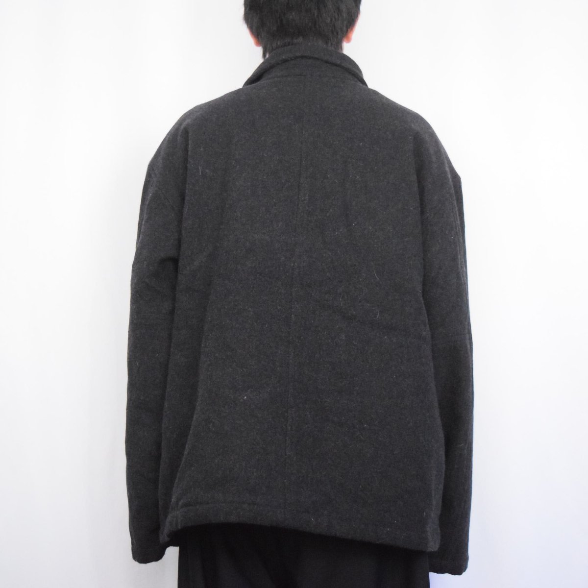 画像2: 【SALE】 CARAVAN ECUADOR製 柄編み ロールネック ウールニットセーター M (2)