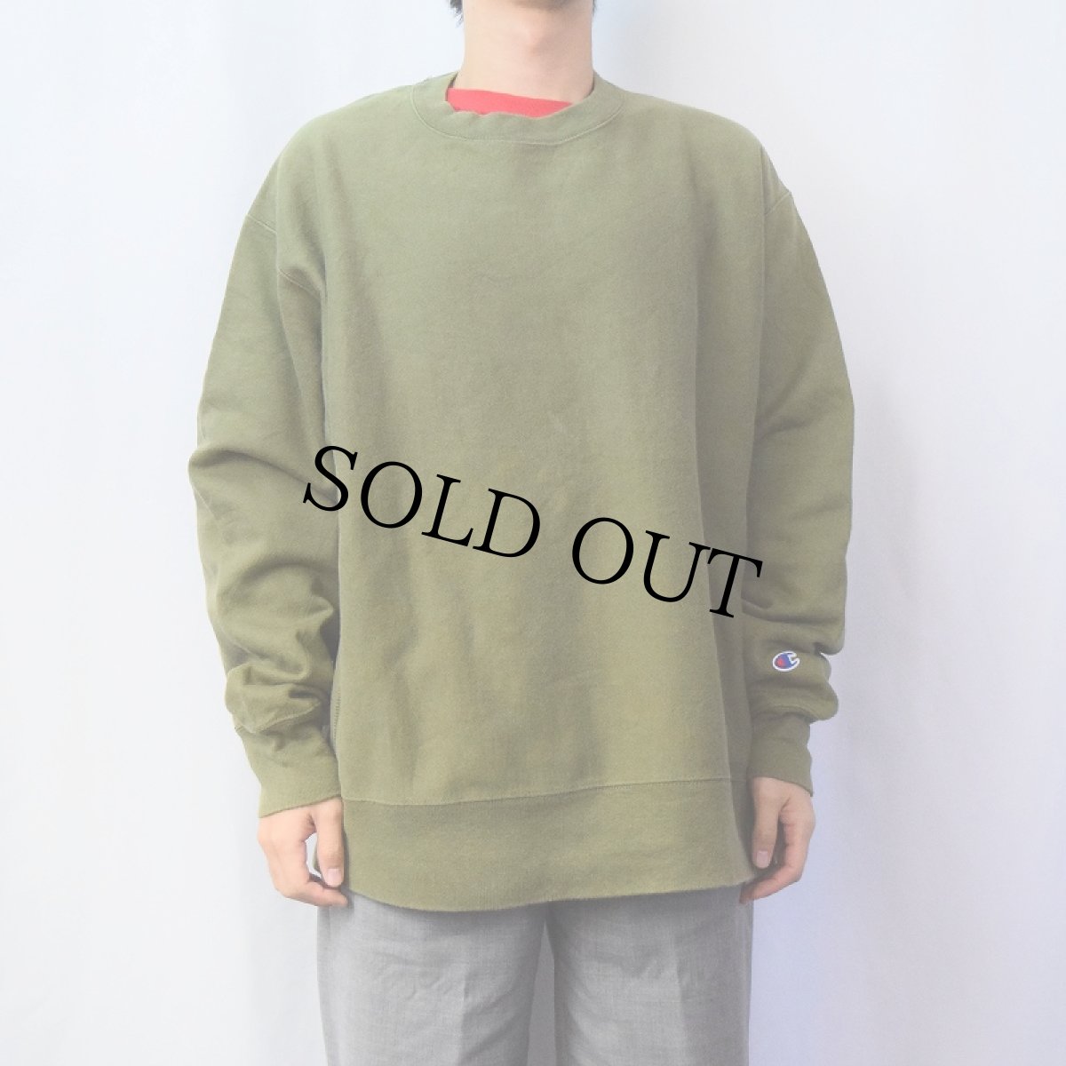 画像2: Champion REVERSE WEAVE スウェット 目無し XL (2)