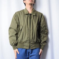 画像2: 80's U.S.ARMY ノーメックス ヘリクルーフライトジャケット X-LARGE-SHORT (2)