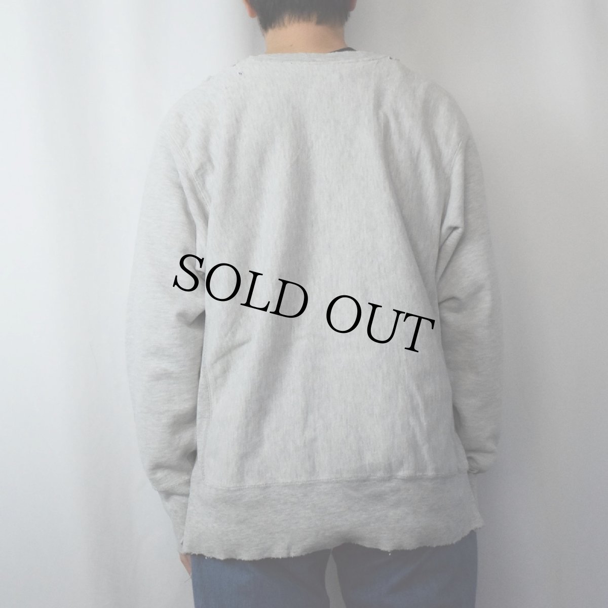 画像3: 80's Champion REVERSE WEAVE USA製 トリコタグ "RUTGERS LAW" プリントスウェット XL (3)