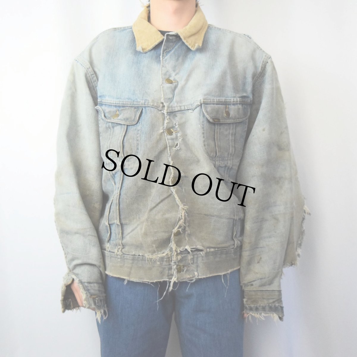 画像2: 70's Lee USA製 101LJ "STORM RIDER" ブランケットライナー デニムジャケット SIZE50 LONG (2)