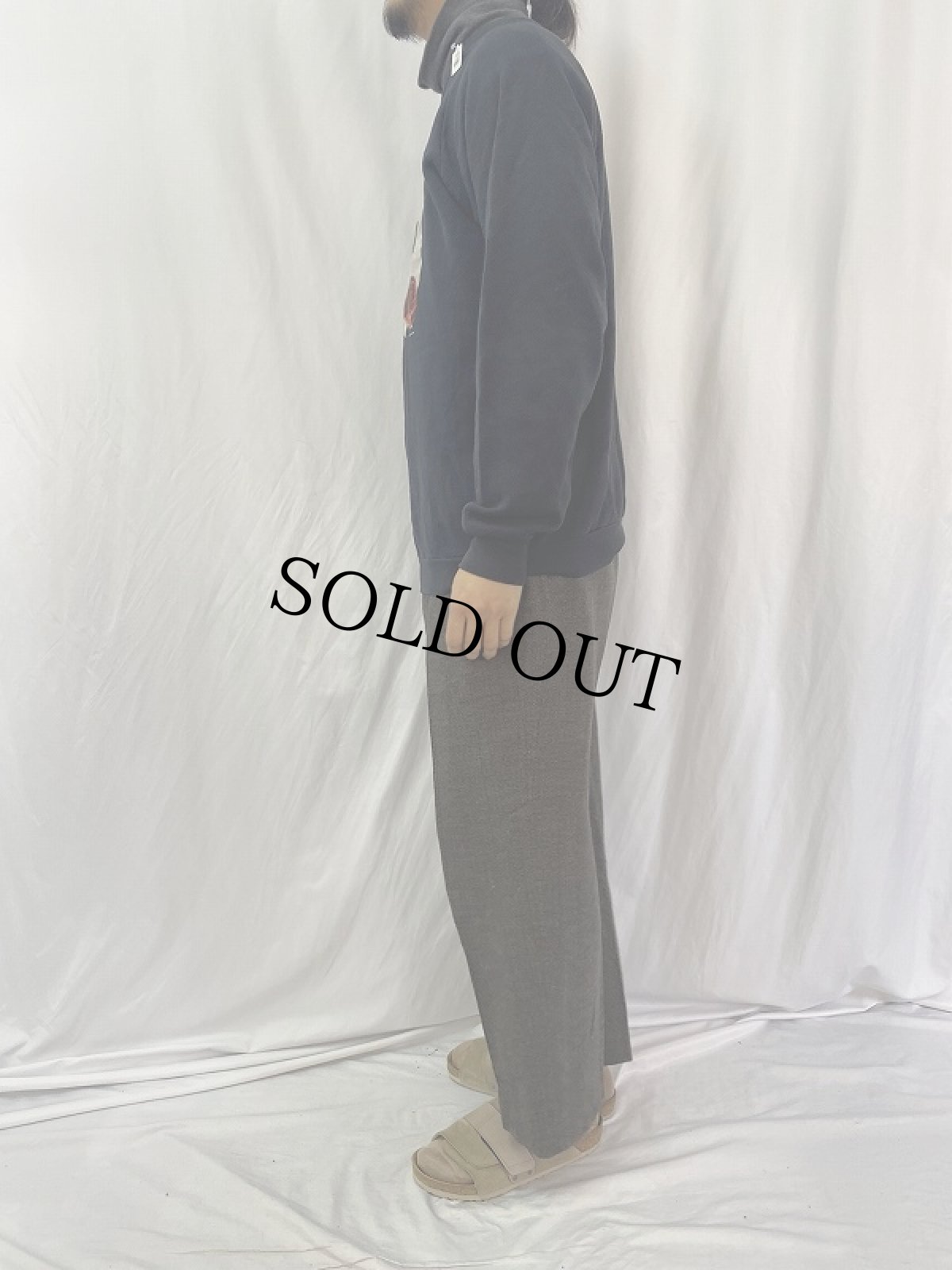 画像3: 80's The PHANTOM of the OPERA ミュージカルプリントスウェット BLACK (3)