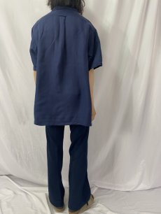 画像4: POLO Ralph Lauren リネン×シルク オープンカラーシャツ XL (4)
