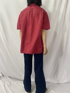 画像4: POLO Ralph Lauren "CALDWELL" シルク×リネン オープンカラーシャツ M (4)
