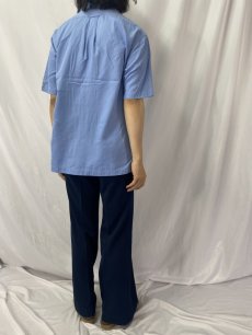 画像4: POLO Ralph Lauren "CALDWELL" シルク×コットン オープンカラーシャツ M (4)