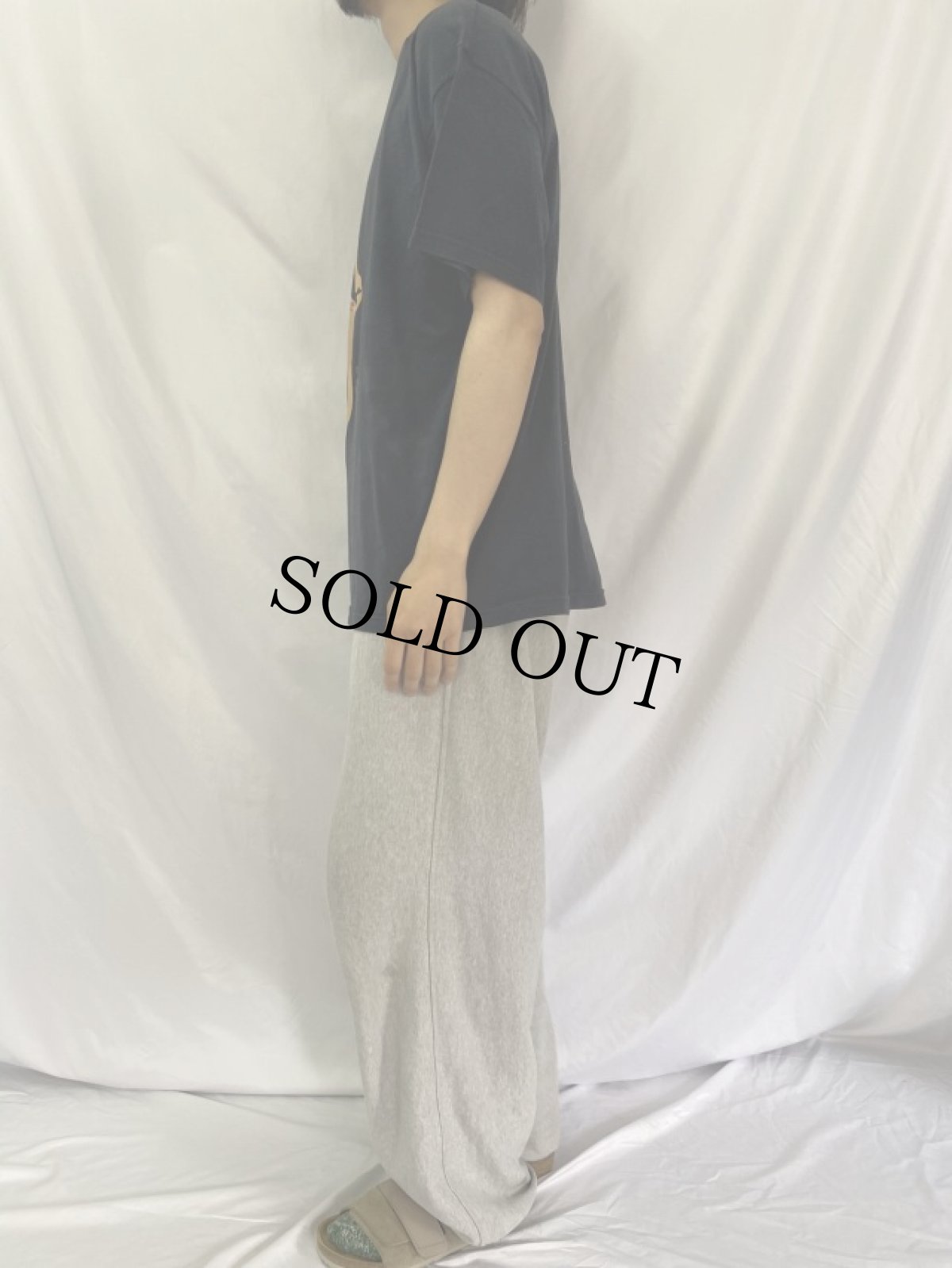 画像4: 2000's SALVADOR DALI "Mannequin" アートプリントTシャツ BLACK (4)