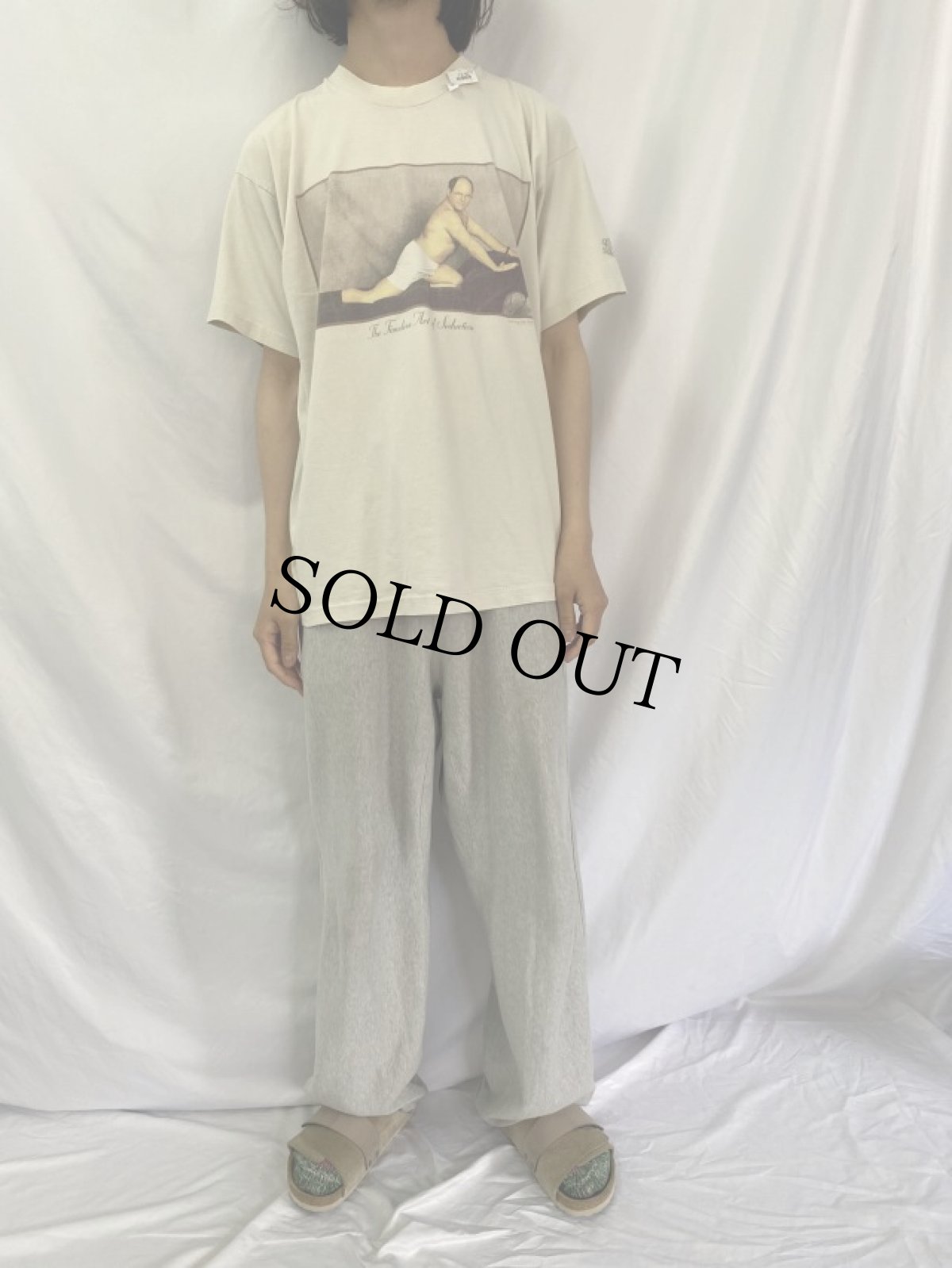 画像2: 90's Seinfeld George "The Timeless Art of Seduction" TV番組プリントTシャツ XL (2)