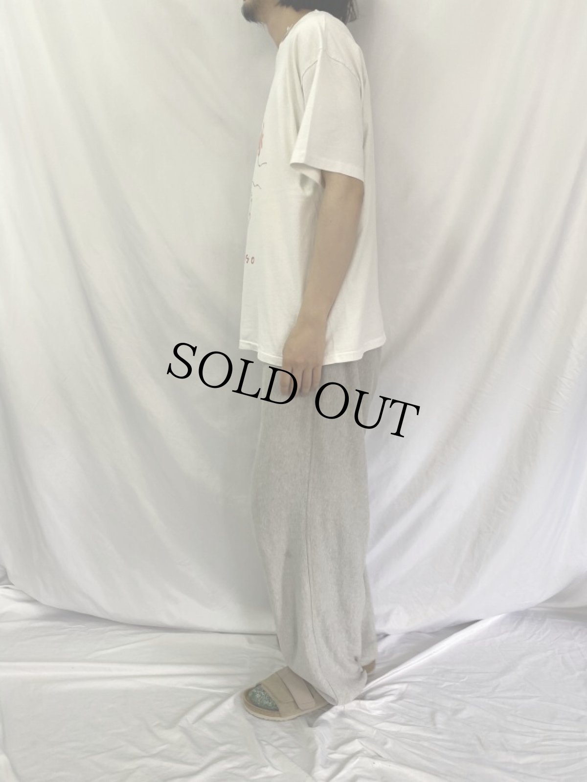 画像3: 90's Picasso USA製 "Le Bouquet de l'amitie" アートプリントTシャツ XL (3)