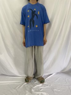 画像2: 90's Henri Matisse USA製 "JAZZ" アートプリントTシャツ XL (2)
