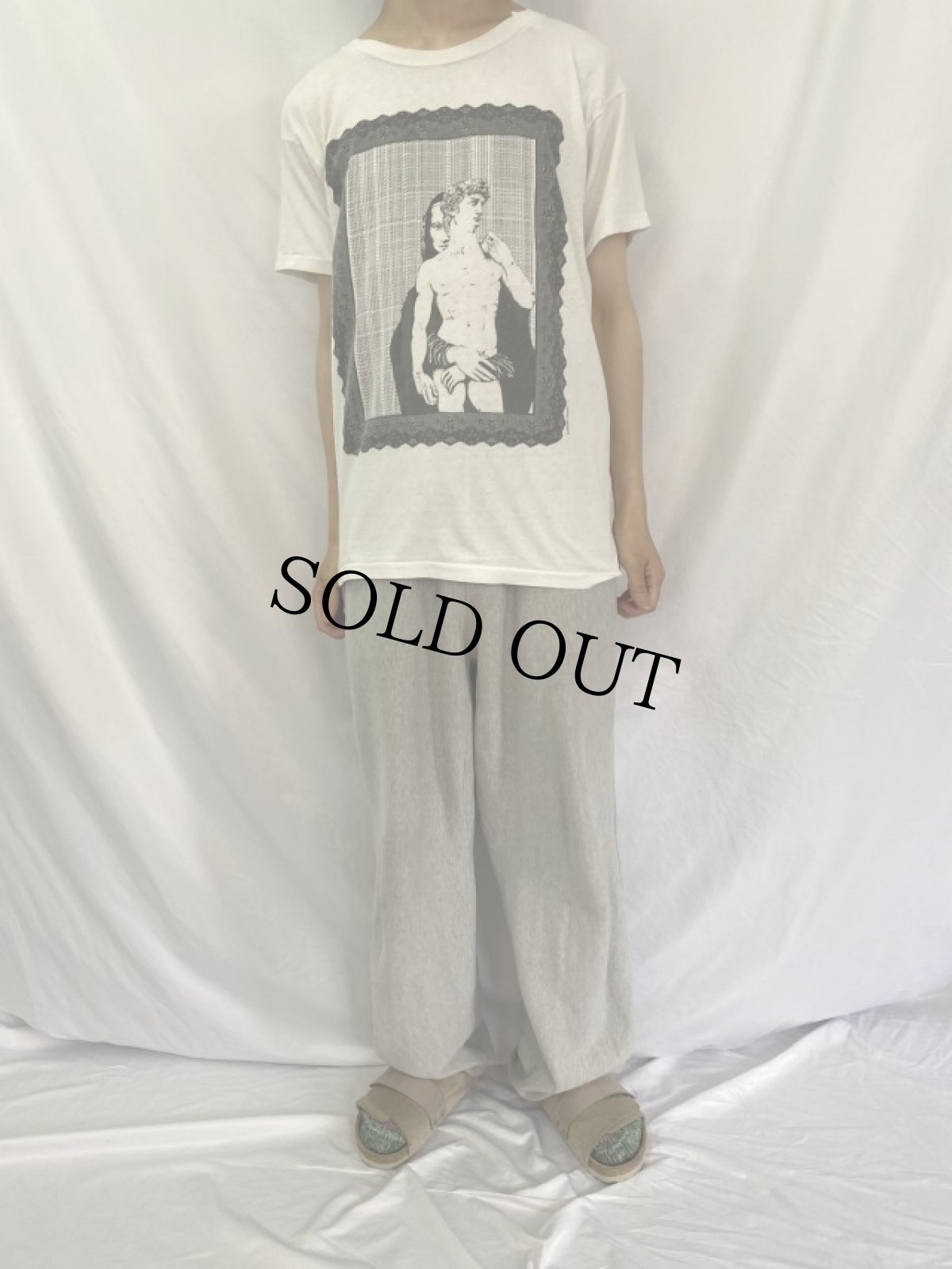 画像2: 90's パロディ アートプリントTシャツ (2)