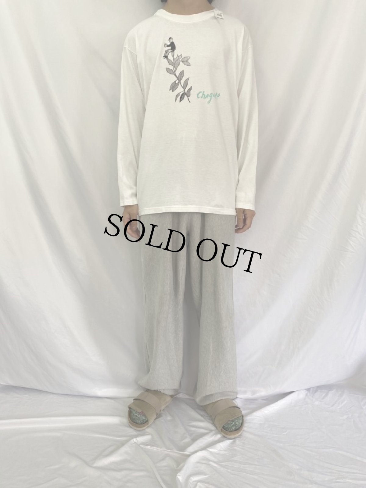 画像2: 90's Marc Chagall アートプリントロンT XL (2)